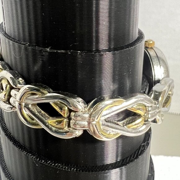 Vtg Rumours Womens Quartz Watch Stainless Steel Gold & Silver Tone Chain Band - Picture 2 of 7